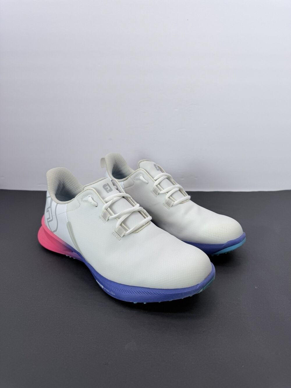 FootJoy FJ Fuel Sport Women’s Golf Shoes Size 7 M White Purple Pink 90547